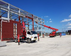 3.5T,7T 철골판넬작업