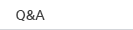 Q&A